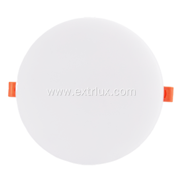 Adjustable hole-size 15w6" led frameless round panel light